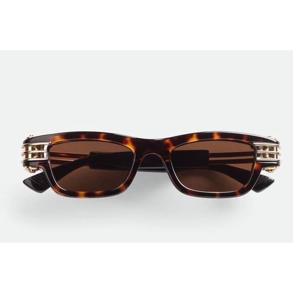 Bottega Veneta Unisex Bolt Squared Sunglasses Brown BV1308S Japan 791665 NIB main image 5